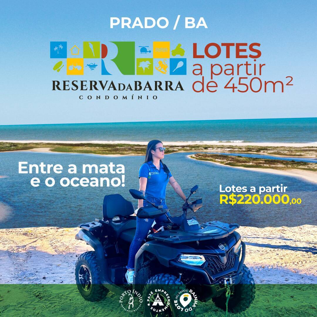 #668 - Terreno em condomínio para Venda em Prado - BA