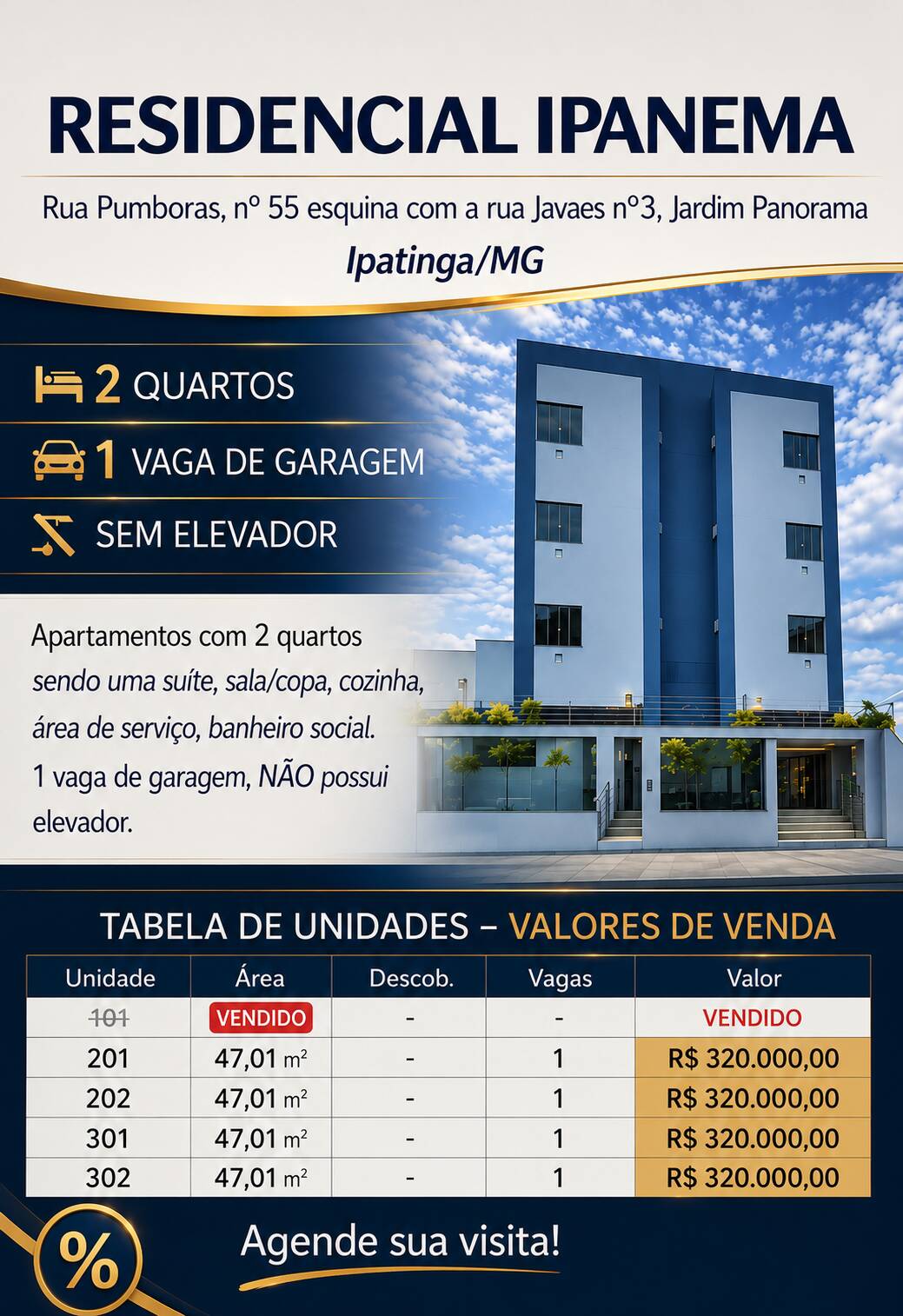 #1820 - Apartamento para Venda em Ipatinga - MG
