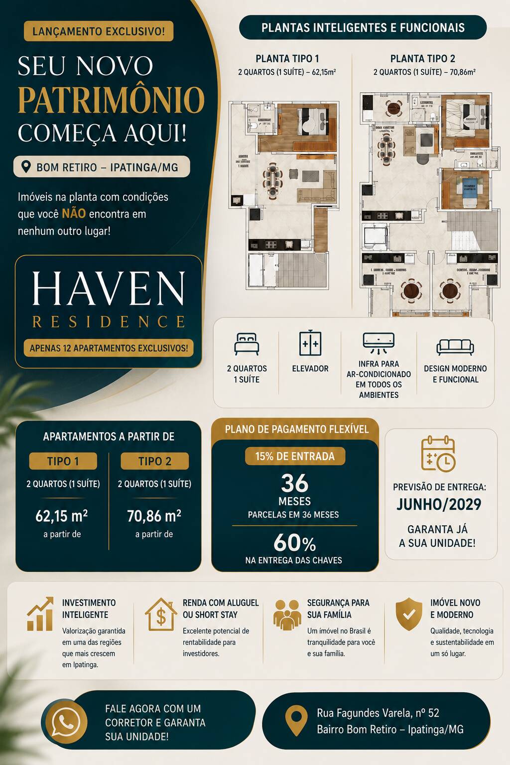 #1856 - Apartamento para Venda em Ipatinga - MG