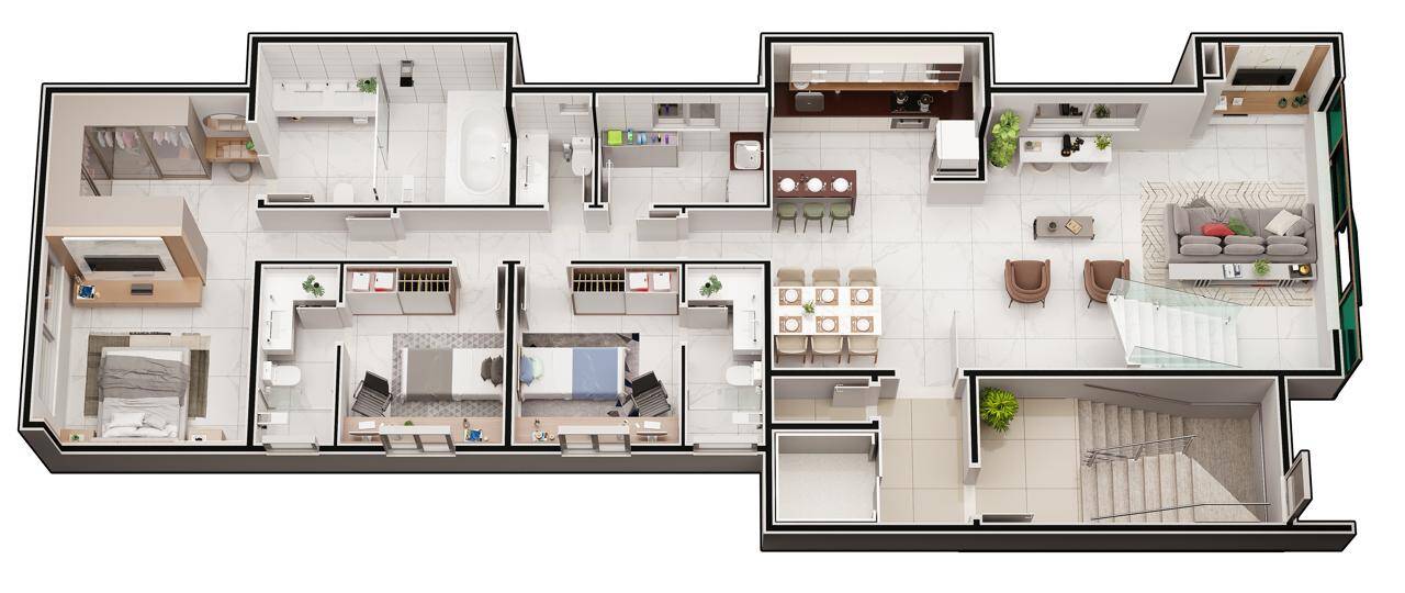 #1860 - Apartamento para Venda em Ipatinga - MG