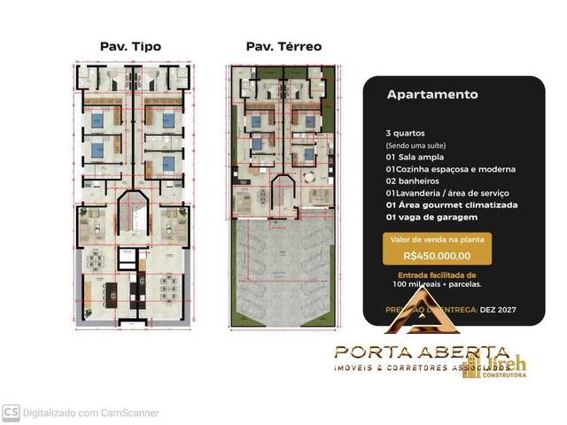 #1563 - Apartamento para Venda em Ipatinga - MG - 2