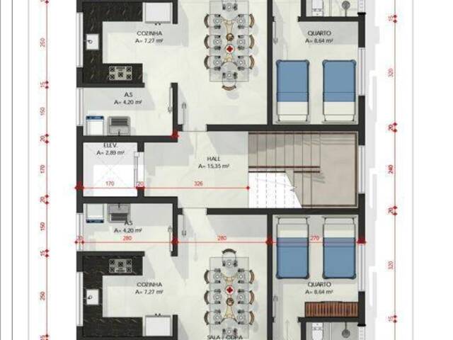 #1592 - Apartamento para Venda em Ipatinga - MG