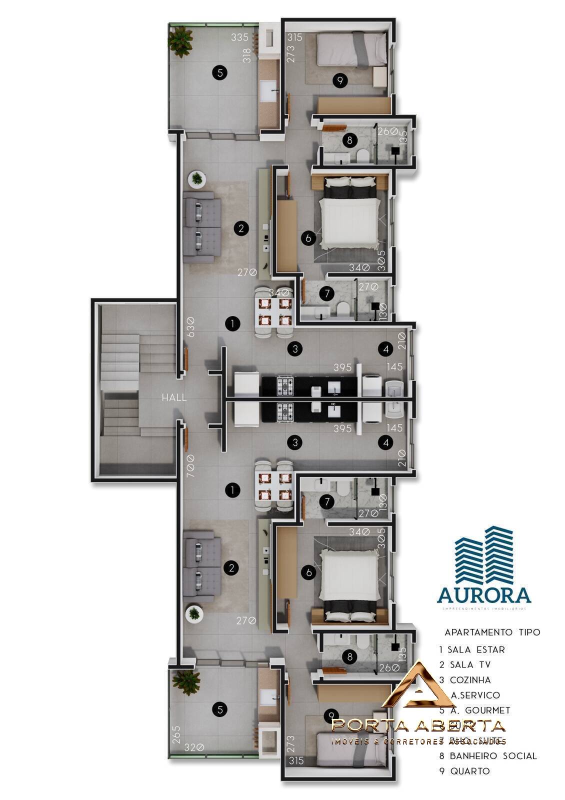 Apartamento, 3 quartos, 33 m² - Foto 2