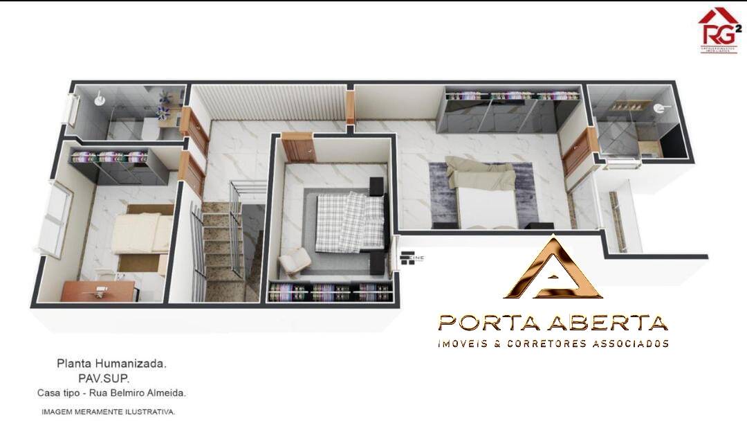 Casa, 3 quartos, 135 m² - Foto 2